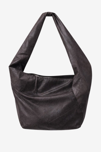 Noir eco leather bag | Dark Brown