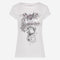 T-shirt print cotton | White