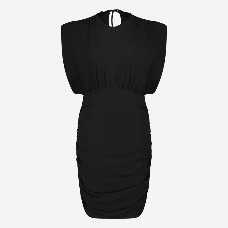 Bina Dress Technical Jersey | Black