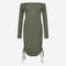 Sonia Dress Technical Jersey | Army