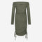 Sonia Dress Technical Jersey | Army
