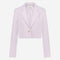 Estele structure technical jersey blazer | Light Pudra