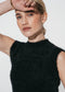 Soft knitted vest 2001 | Black