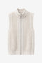 Teddy zipper Vest groove | Off White