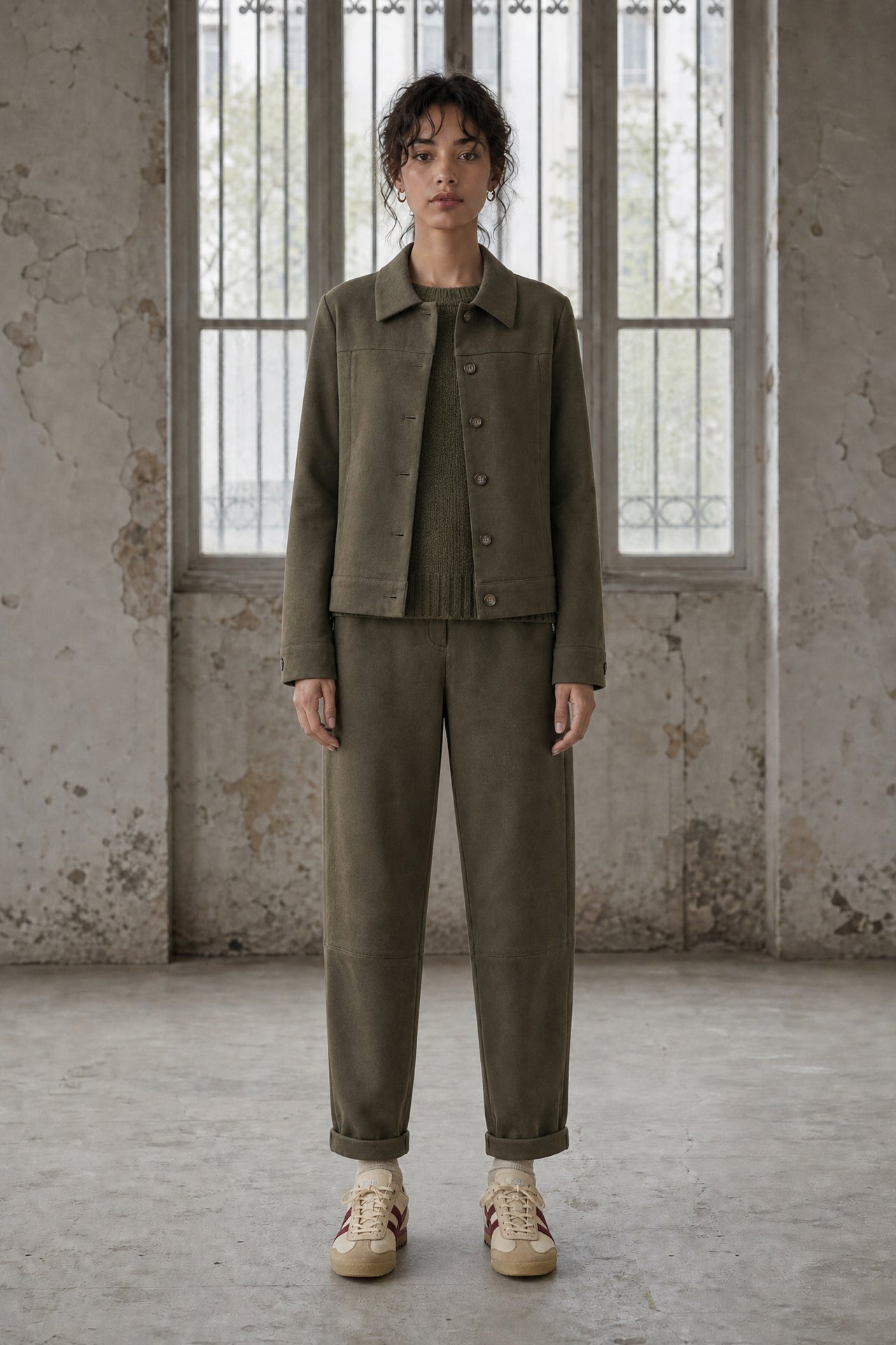 Danny skuba velvet pants | Army