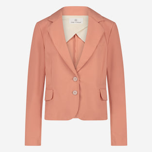 Atina Blazer Technical Jersey | Apricot