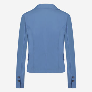 Atina Blazer Technical Jersey | Mid Blue