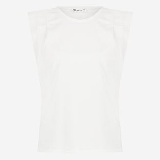 Camela Top Technical Jersey | White