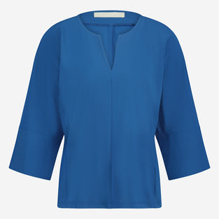 Stami Blouse Technical Jersey | Light blue