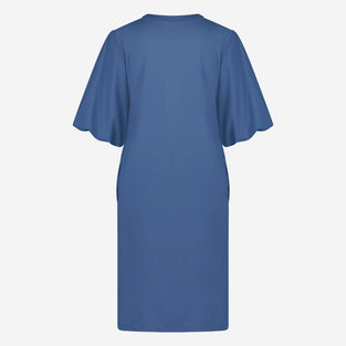 Ava Dress Technical Jersey | Mid Blue