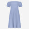 Goldie dress technical jersey | Mid Blue
