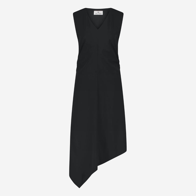 Annet dress technical jersey | Black