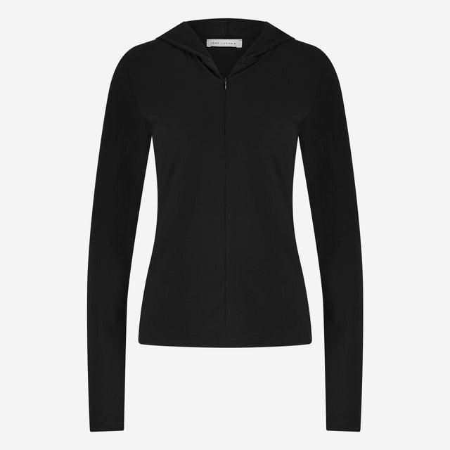 Melissa top brush tech jersey | Black