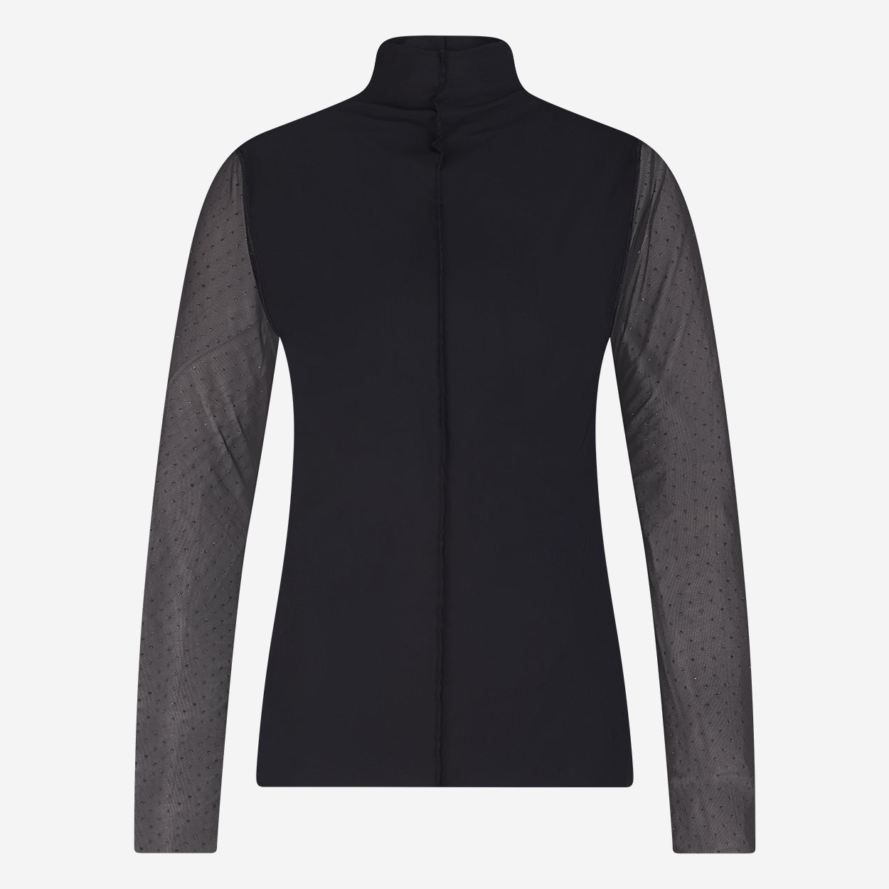 Zara top technical Jersey | Black