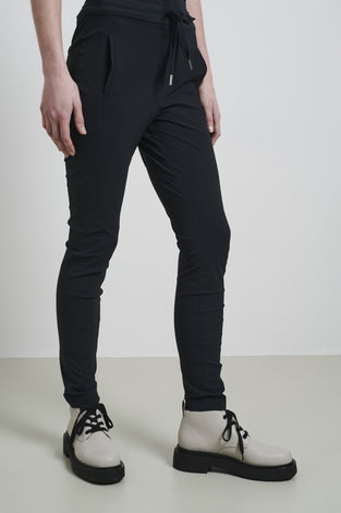 Pants Anna - Skinny fit Technical Jersey | Grigio Notte