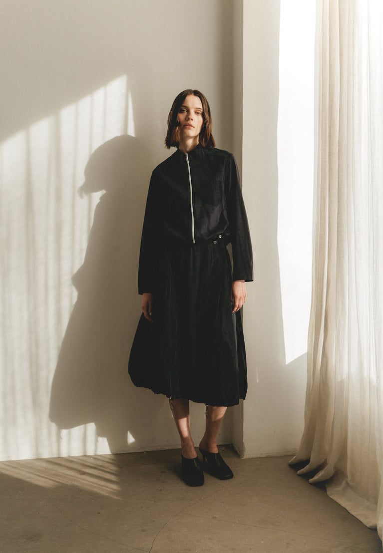 Birillo jacket soft Punto Milano jersay | Blue