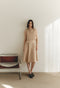Poplin mid dress 36924 | Sabbia