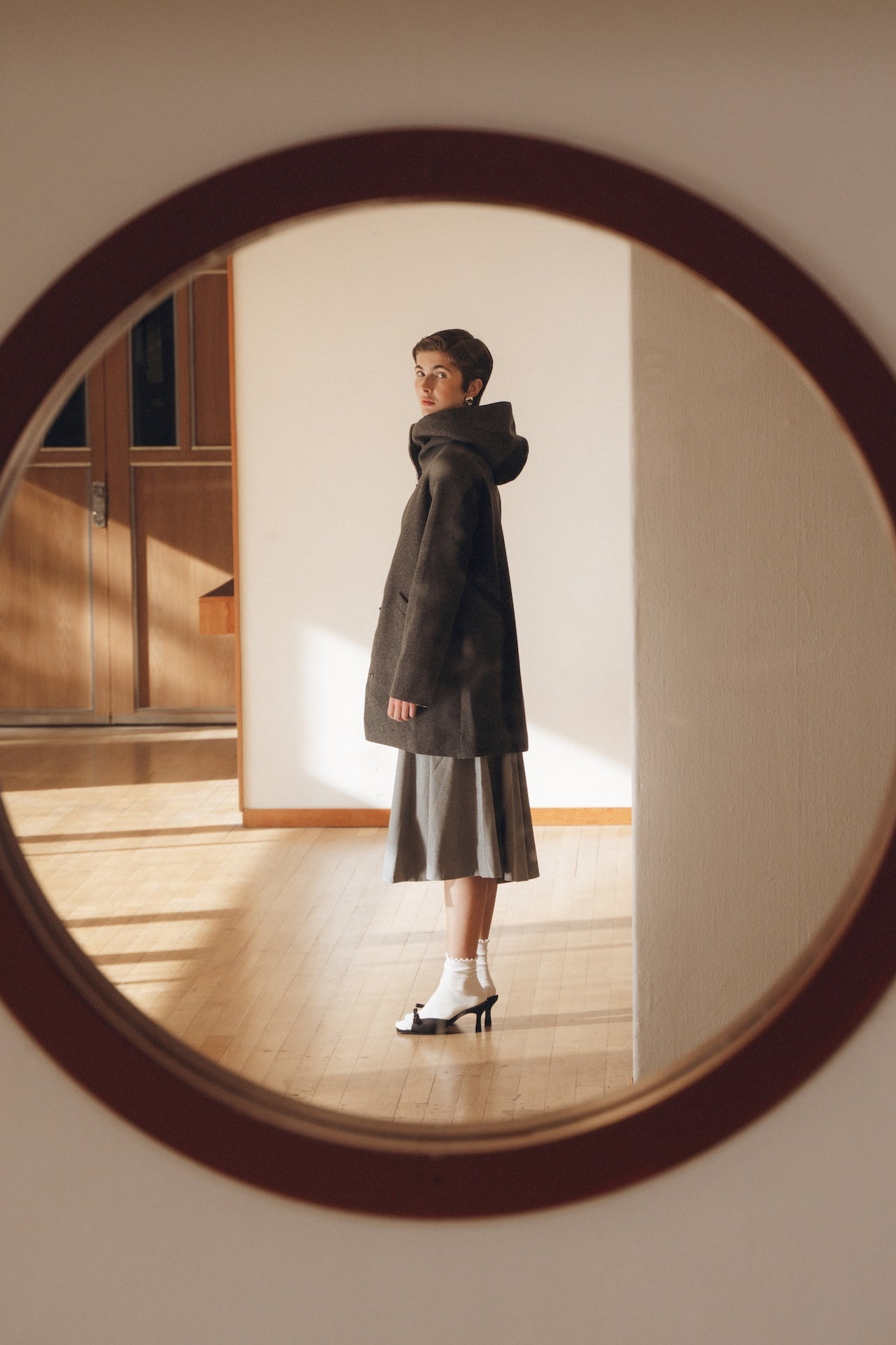 Irlanda hoody winter jacket | Dark Grey