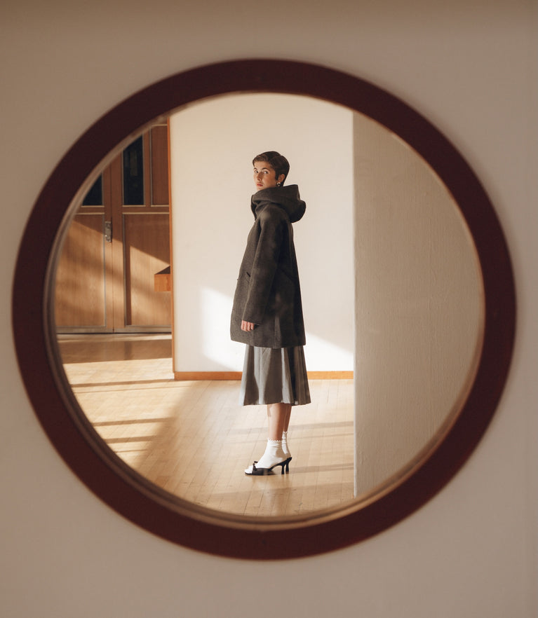 Irlanda hoody winter jacket | Dark Grey