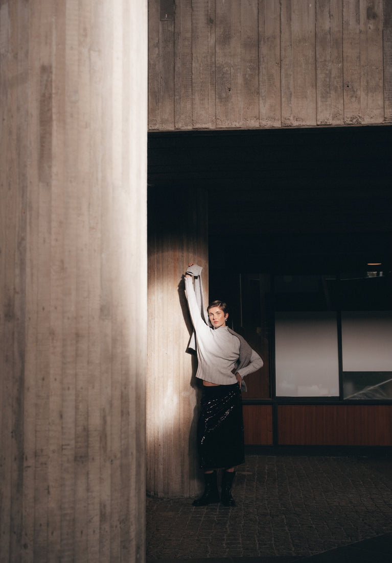 Pullover seamless25578 | Grey