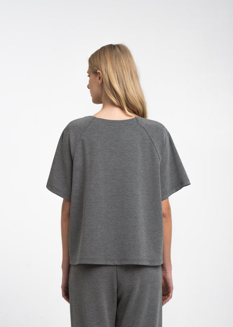 Pavel giulietta piquet top | Grey