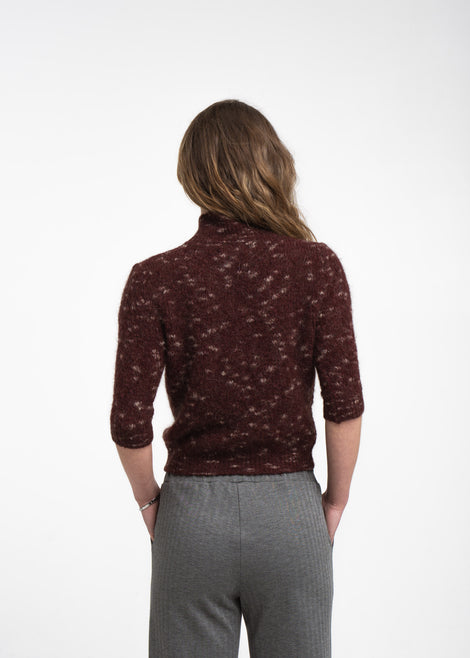 Fancy pongo sweater 26507 | Bordo