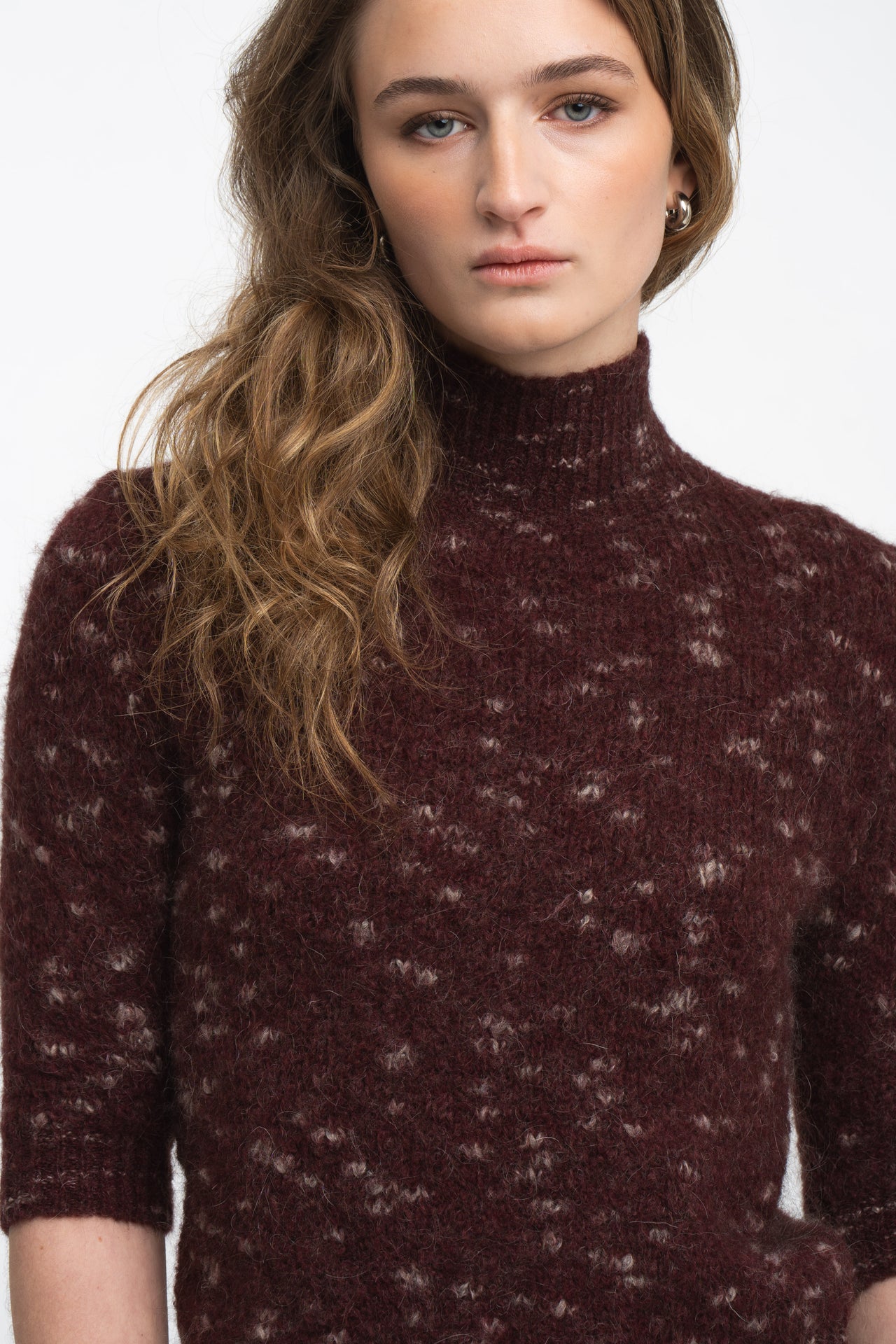 Fancy pongo sweater 26507 | Bordo