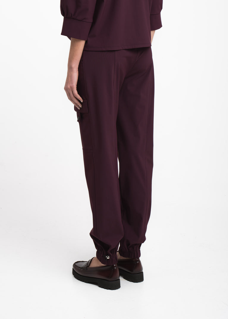 Jannes pants technical jersey | Cherry