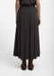Rapanui light flannel long skirt | Dark Grey