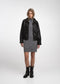 Long pullover viscose blend 2068 | Dark Grey