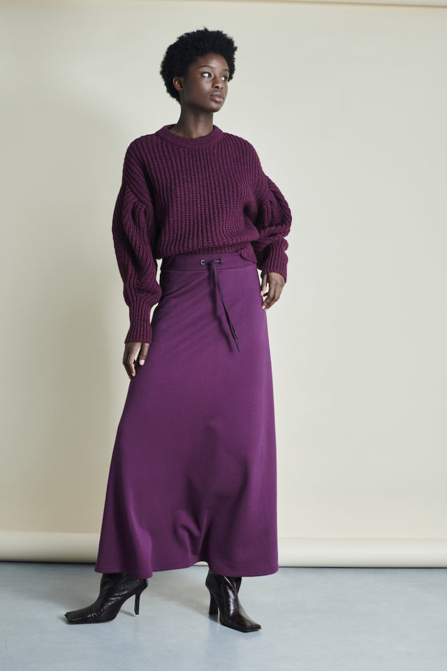 Elegant Eggplant Skirt Long. Floor Length Bridesmaid Skirt. Dark Purple  Maxi Skirt Women - Etsy